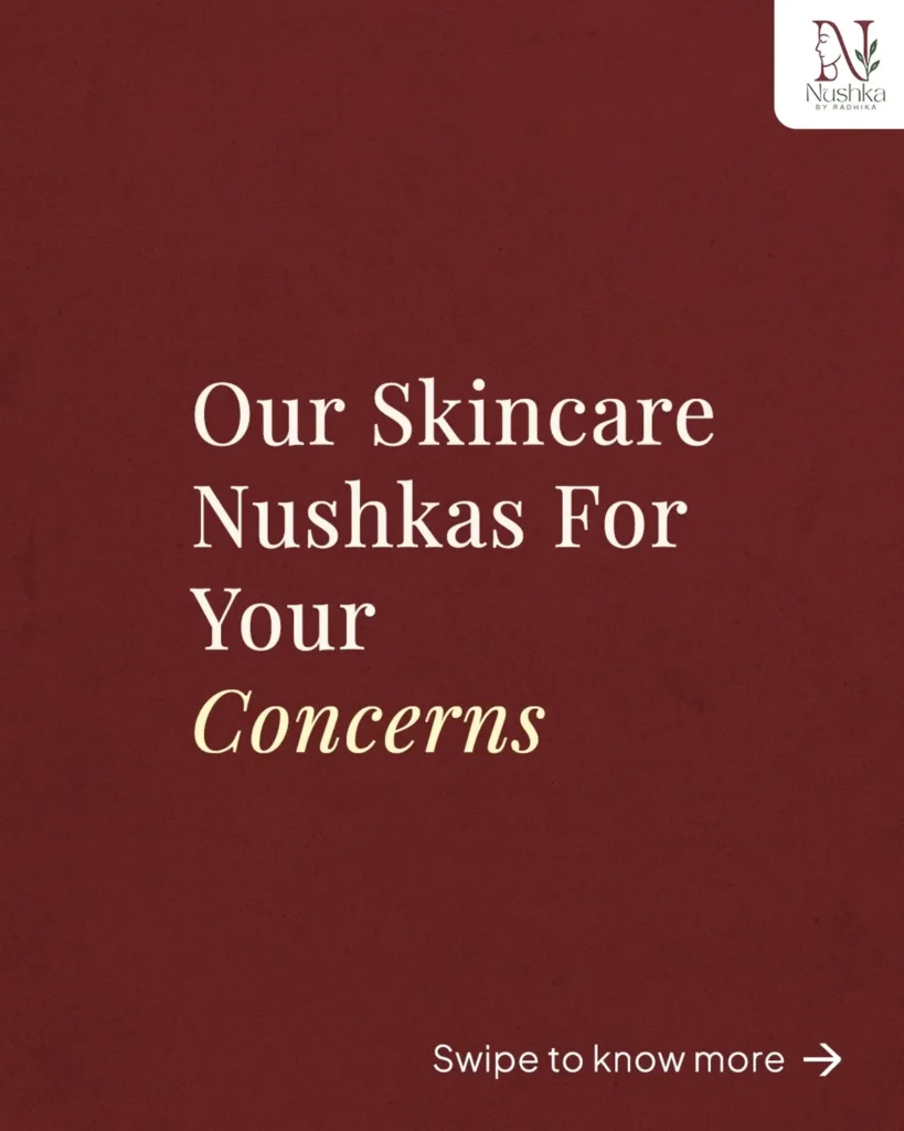 Not sure what your skin needs right now We’ve got a Nushka for that. 🌿Skincare is never one-si